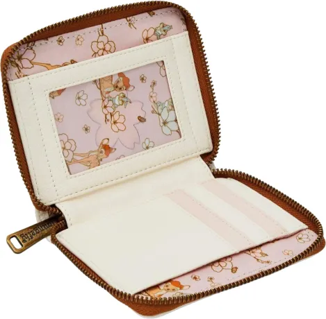 Portefeuille zippé Bambi Fleurs de Cerisier Loungefly