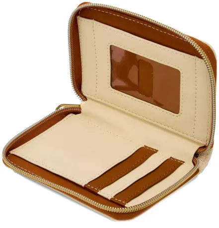 Portefeuille zippé Belle avec Bouquet Loungefly