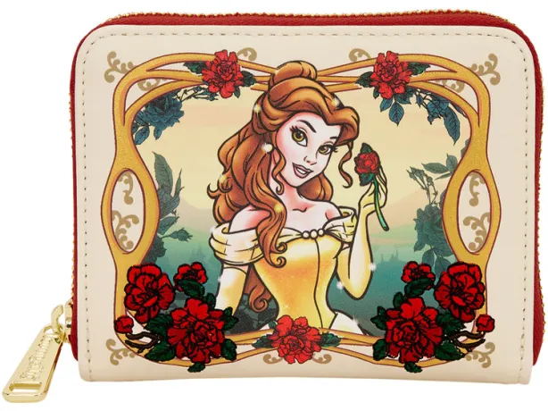 Portefeuille zippé Belle Floral Loungefly