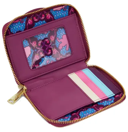 Portefeuille zippé Belle portrait vitraux Loungefly