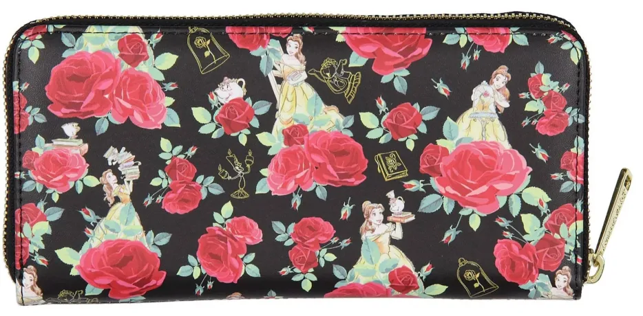 Portefeuille zippé Belle Roses Loungefly