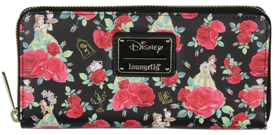 Portefeuille zippé Belle Roses Loungefly