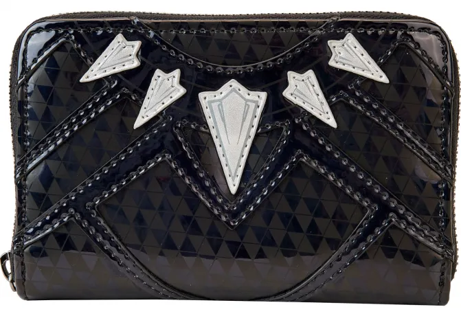 Portefeuille zippé Black Panther Cosplay Brillant Loungefly