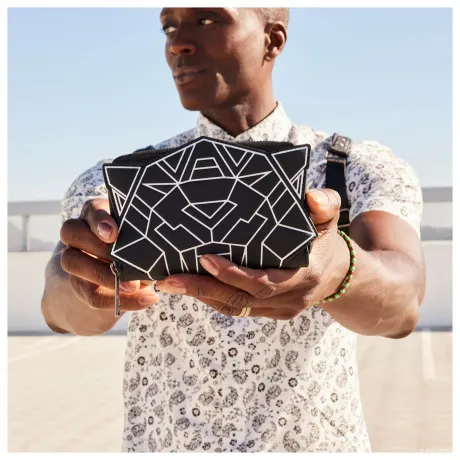 Portefeuille zippé Black Panther Wakanda Forever Loungefly