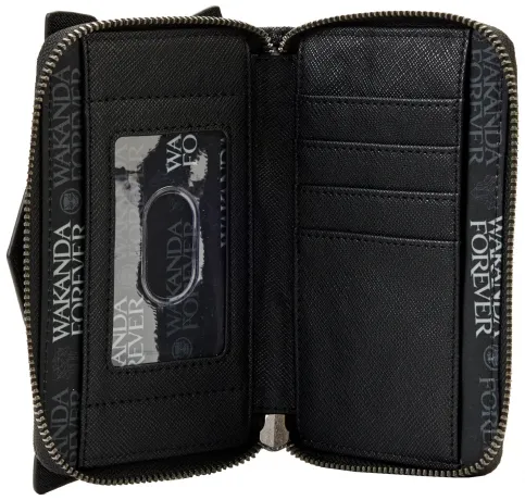 Portefeuille zippé Black Panther Wakanda Forever Loungefly