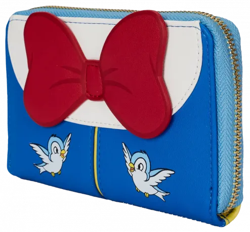 Portefeuille zippé Blanche-Neige Nœud Cosplay Loungefly