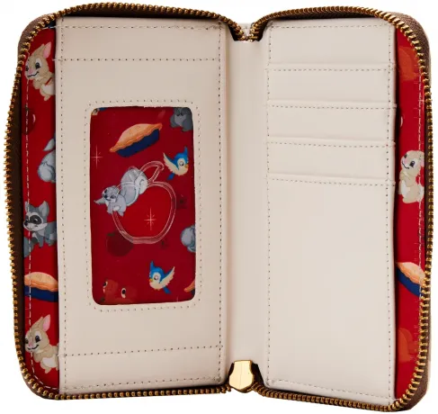 Portefeuille zippé Scène Blanche-Neige à la Fenêtre Loungefly