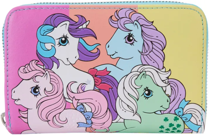 Portefeuille zippé Bloc de couleurs Loungefly