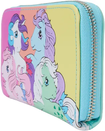 Portefeuille zippé Bloc de couleurs Loungefly