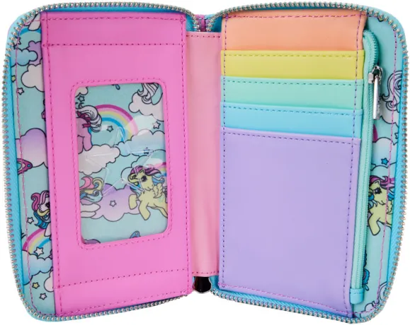 Portefeuille zippé Bloc de couleurs Loungefly