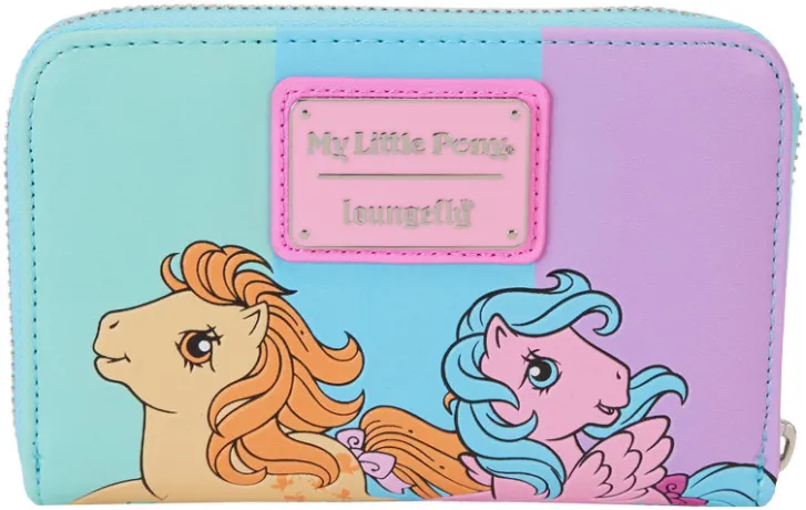 Portefeuille zippé Bloc de couleurs Loungefly