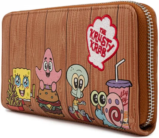 Portefeuille zippé l&#039;équipe du Crabe Croustillant Loungefly