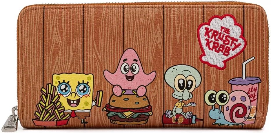 Portefeuille zippé l&#039;équipe du Crabe Croustillant Loungefly