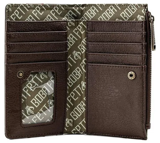 Portefeuille zippé Boba Fett Loungefly