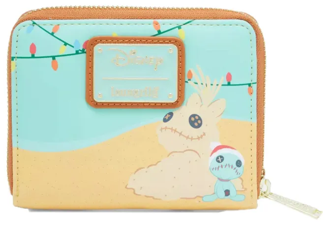 Portefeuille zippé Bonhomme de neige en sable Loungefly