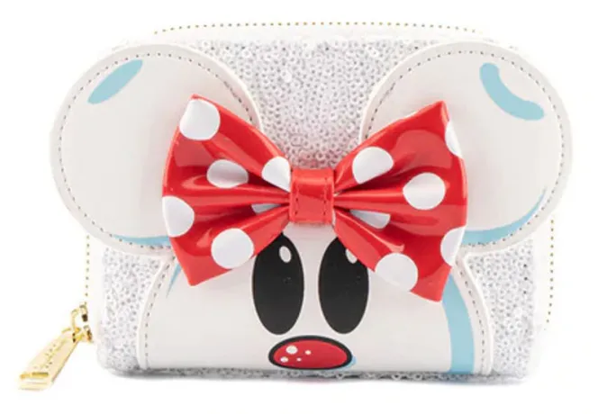 Portefeuille zippé Bonhomme de Neige Minnie Mouse Cosplay Loungefly