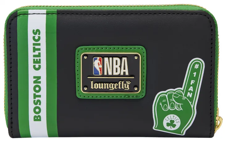 Portefeuille zippé Boston Celtics Patch Icons Loungefly
