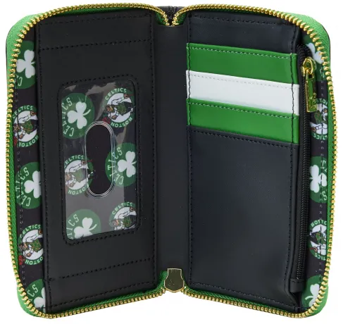 Portefeuille zippé Boston Celtics Patch Icons Loungefly