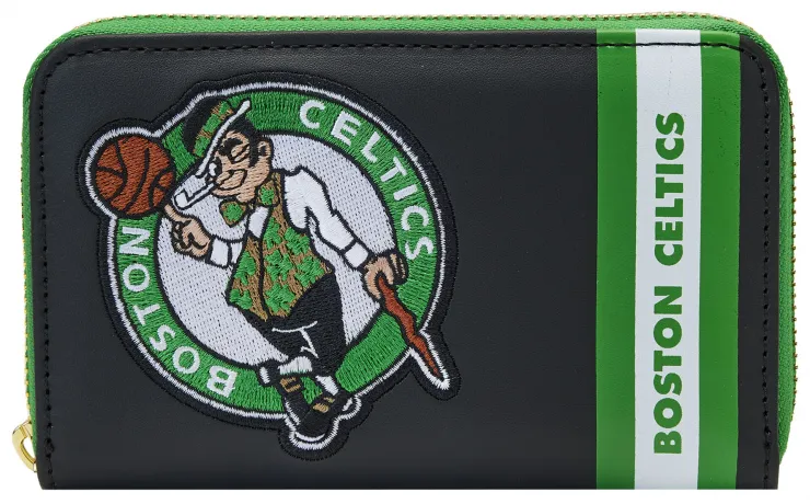 Portefeuille zippé Boston Celtics Patch Icons Loungefly