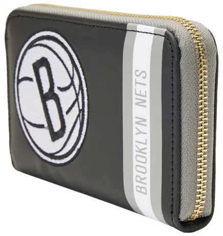 Portefeuille zippé Brooklyn Nets Patch Icons Loungefly