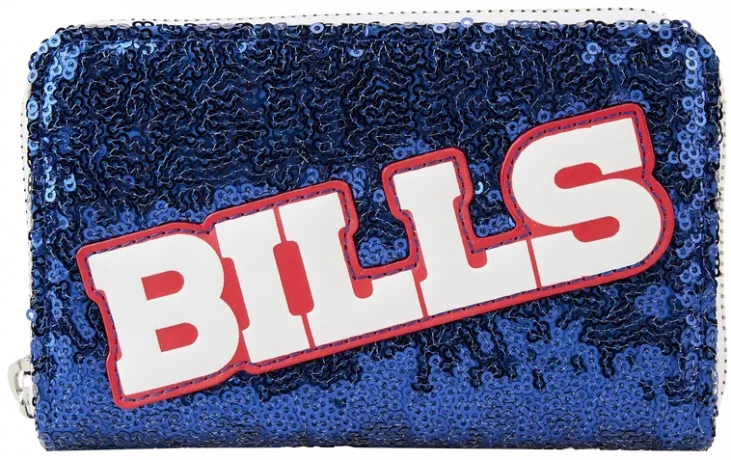 Portefeuille zippé Buffalo Bills Sequin Loungefly