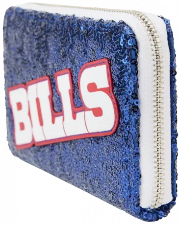 Portefeuille zippé Buffalo Bills Sequin Loungefly