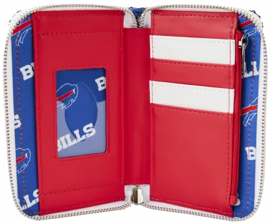 Portefeuille zippé Buffalo Bills Sequin Loungefly