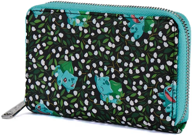 Portefeuille zippé Bulbizarre Impression intégrale Loungefly