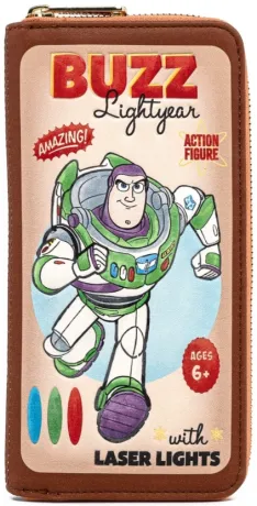 Portefeuille zippé Buzz et Woody 25ème Anniversaire Loungefly
