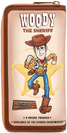 Portefeuille zippé Buzz et Woody 25ème Anniversaire Loungefly