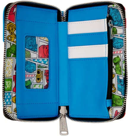 Portefeuille zippé Buzz l&#039;Éclair Glow Loungefly