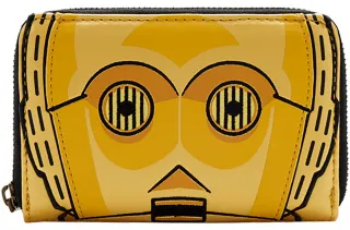 Portefeuille zippé C-3PO Cosplay Loungefly