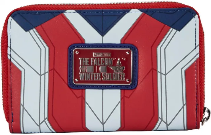 Portefeuille zippé Captain America Falcon Cosplay Loungefly