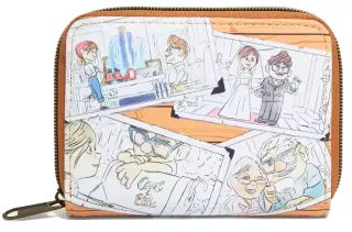 Portefeuille zippé Carl &amp; Ellie Photos Loungefly