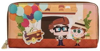 Portefeuille zippé Carl et Ellie Partenaires de travail Loungefly