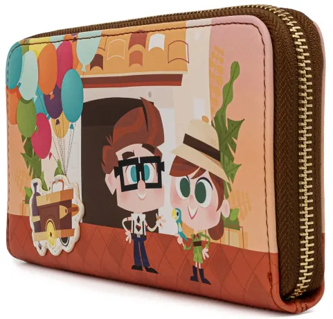 Portefeuille zippé Carl et Ellie Partenaires de travail Loungefly