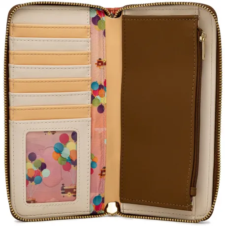 Portefeuille zippé Carl et Ellie Partenaires de travail Loungefly