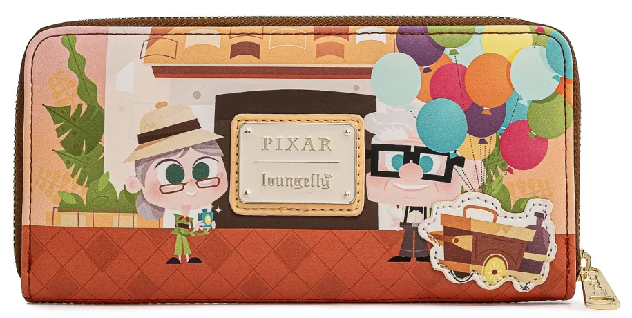 Portefeuille zippé Carl et Ellie Partenaires de travail Loungefly