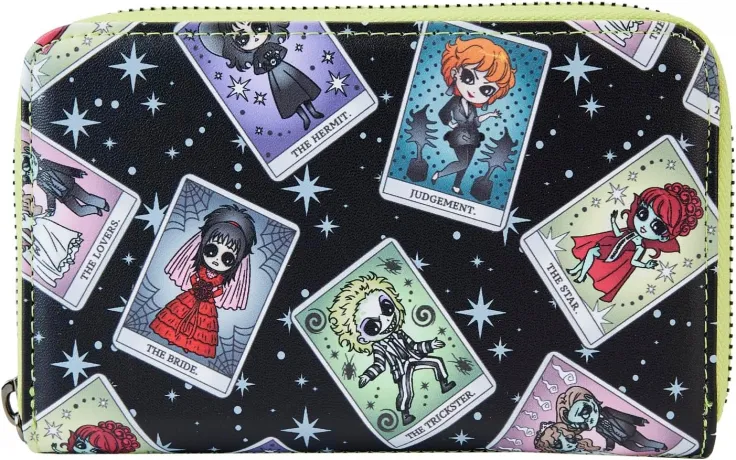 Portefeuille zippé Cartes de Tarots Impression Intégrale Loungefly