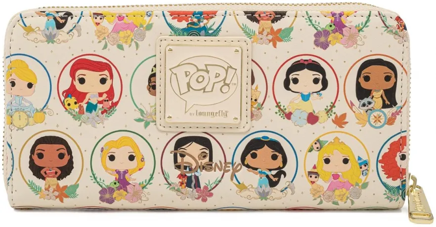 Portefeuille zippé Cercle de Princesses Pop! by Loungefly Loungefly