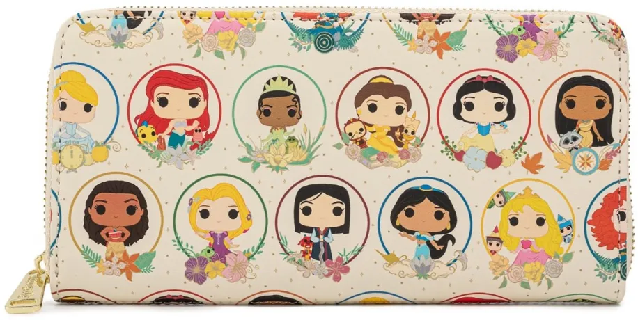 Portefeuille zippé Cercle de Princesses Pop! by Loungefly Loungefly
