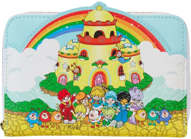Portefeuille zippé Château Arc-en-ciel Loungefly
