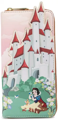 Portefeuille zippé Château de Blanche-Neige Loungefly