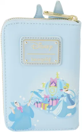 Portefeuille zippé Château de Cendrillon Noël Loungefly