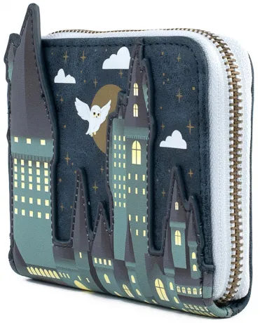 Portefeuille zippé Château de Poudlard Loungefly