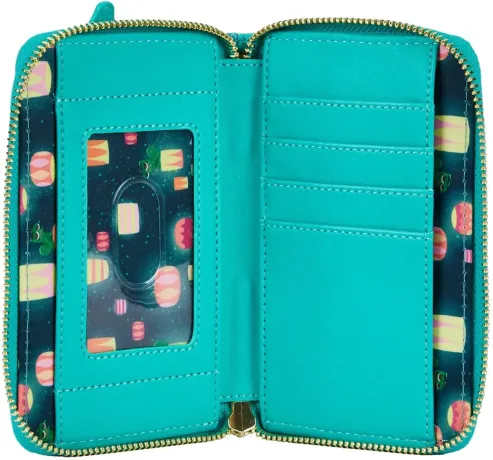 Portefeuille zippé Château de Raiponce Glow Loungefly