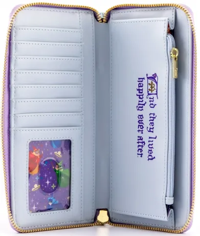 Portefeuille zippé Château de la Belle au Bois Dormant Loungefly