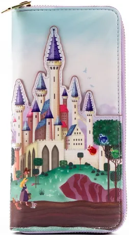 Portefeuille zippé Château de la Belle au Bois Dormant Loungefly