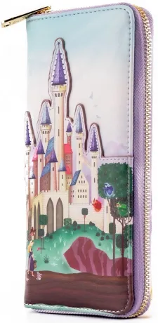 Portefeuille zippé Château de la Belle au Bois Dormant Loungefly
