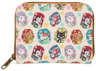 Portefeuille zippé Chats Disney Portrait Loungefly